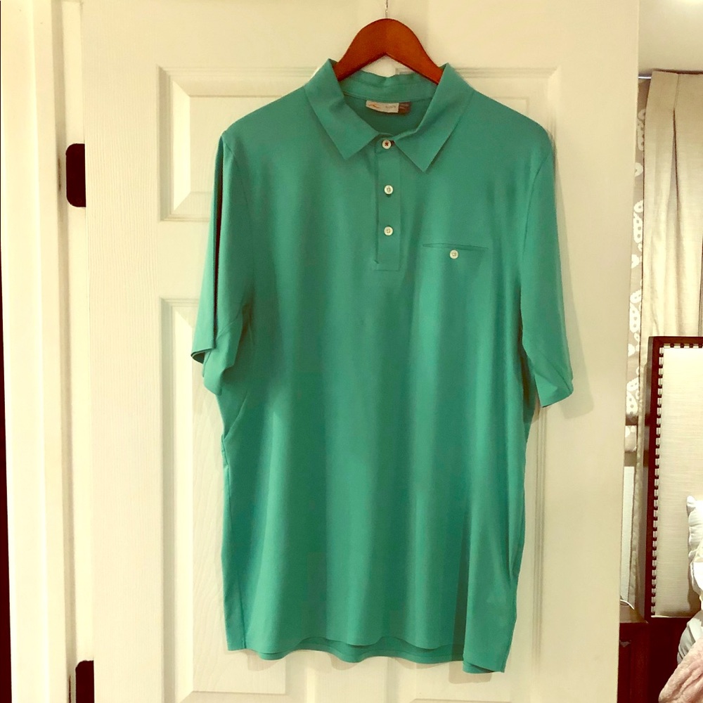 Kjus men’s green golf shirt w/ Wynn logo